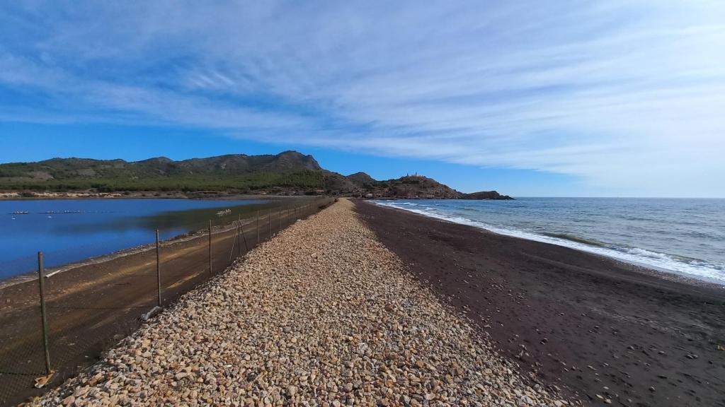 Estado actual de la Bahía de Portmán.