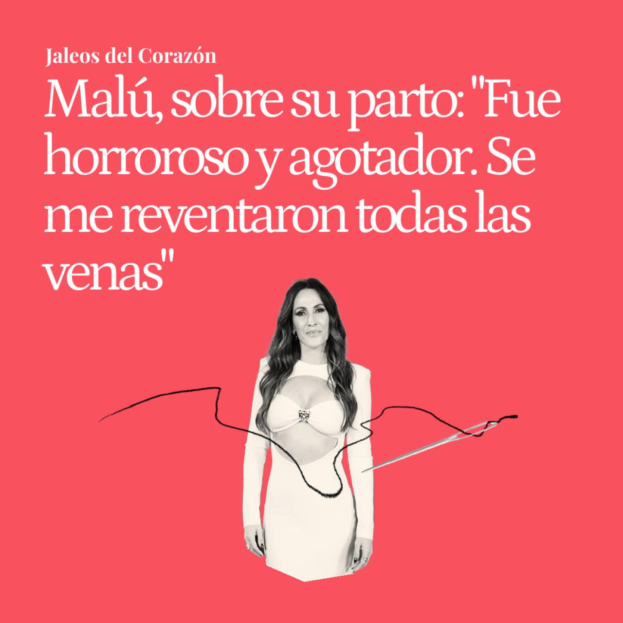 Malú, sobre su parto: "Fue horroroso y agotador. Se me reventaron todas las venas de mi cara y mi cuerpo"