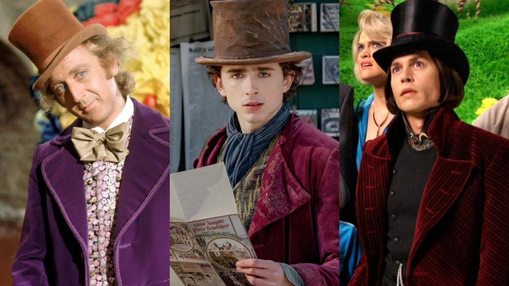 La evolución de Willy Wonka a través del cine: así se convirtió en el mejor chocolatero del mundo