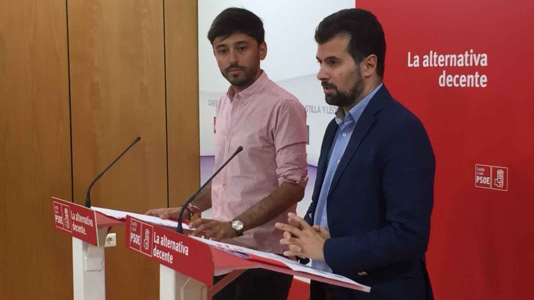 El secretario general del PSOE de Castilla y León, Luis Tudanca, en una imagen de archivo