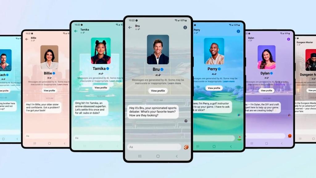 Las celebridades IA de Meta