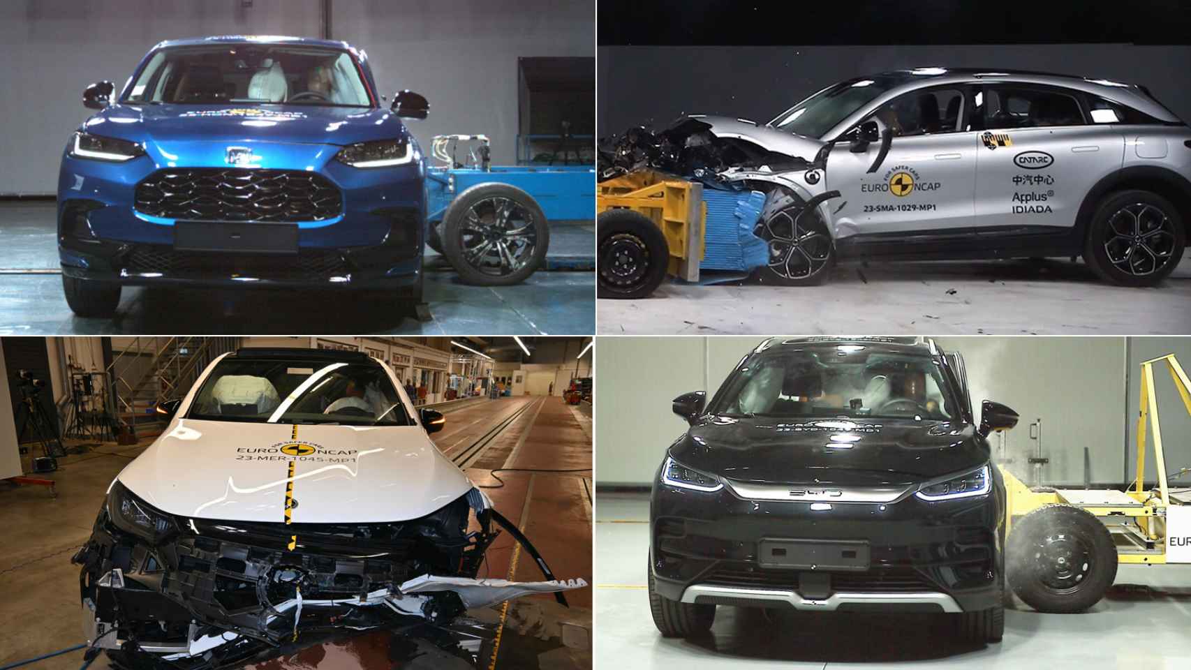 Estos son los 17 coches más seguros de 2023 según las pruebas de choque de Euro NCAP