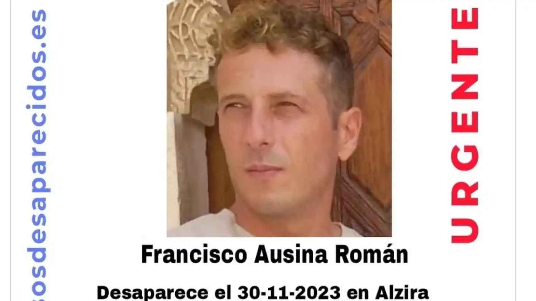 El cartel de SOS Desaparecidos de Fran Ausina.