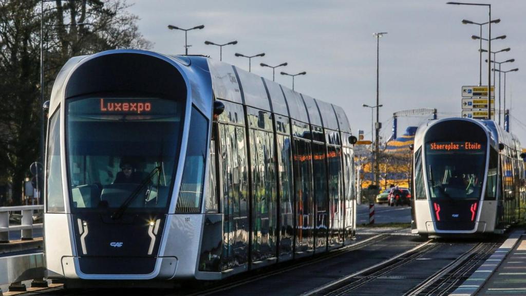 Una imagen del transporte público de Luxemburgo