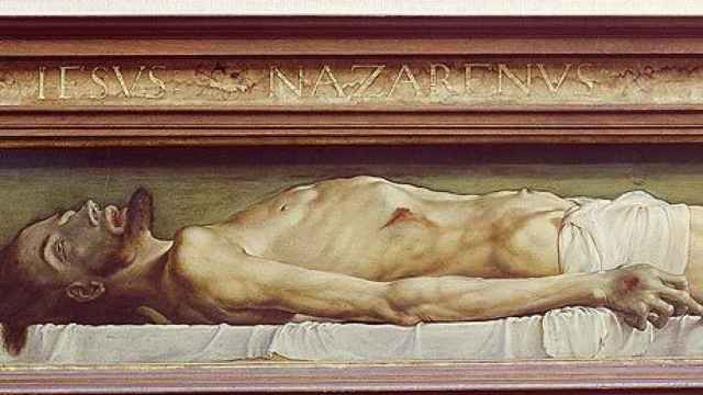 El 'Cristo muerto' de Holbein.
