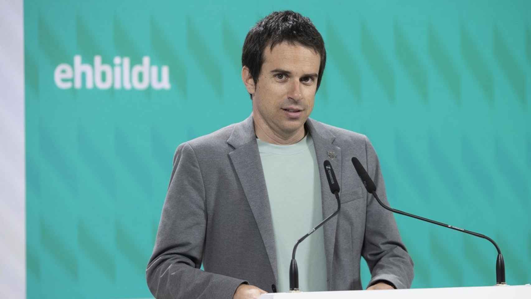 Pello Otxandiano, candidato de EH Bildu en las próximas elecciones autonómicas.