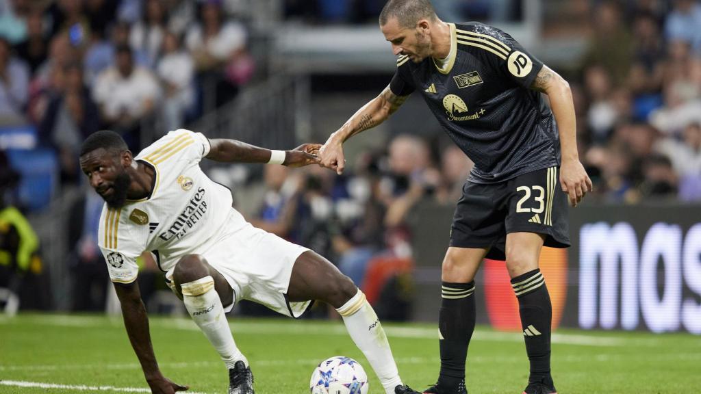 Bonucci y Rüdiger, en el Real Madrid - Union Berlin