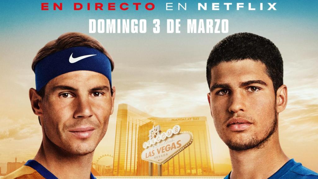 Netflix, a por todas con las emisiones en directo: emitirá su propio torneo con un histórico Nadal-Alcaraz