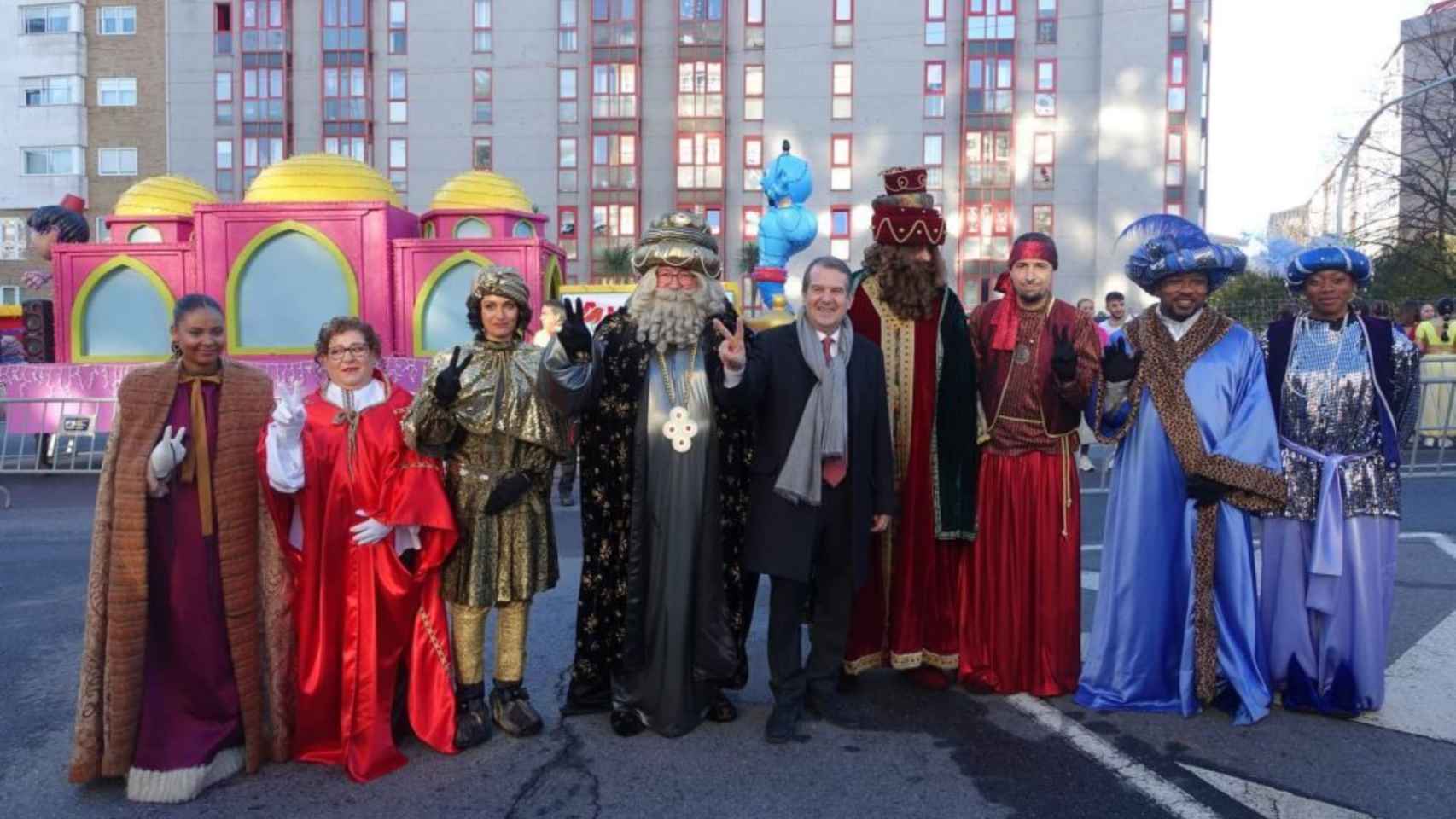 Los Reyes Magos en Vigo en 2022.