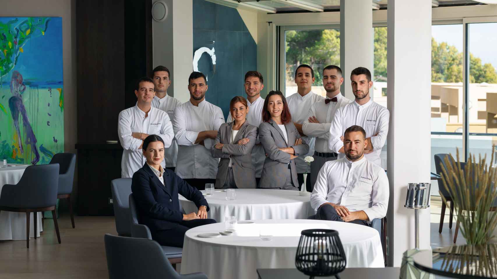 El nuevo equipo del restaurante Orobianco.