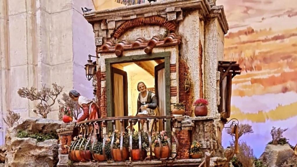 El Belén Napolitano se expone cada año en el Museo de Arte Sacro.