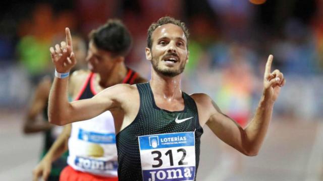 Toni Abadía, en una carrera