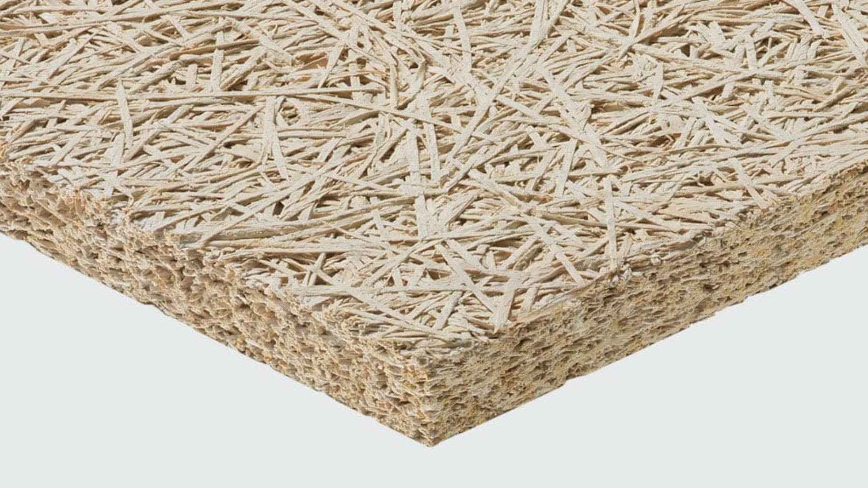 Un panel aislante de fibras de madera
