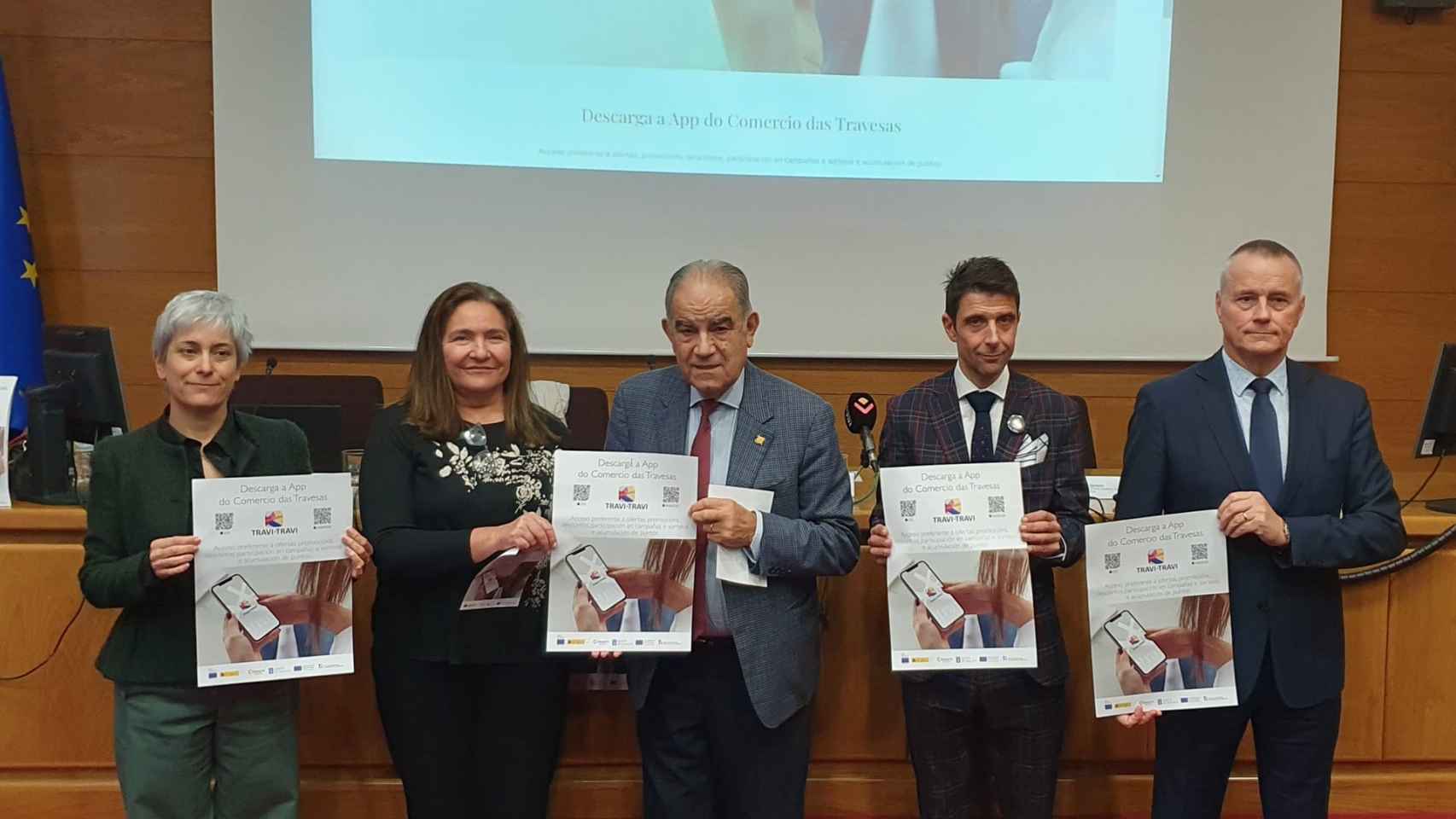 Imagen de la presentación en la sede de la Cámara de Comercio.