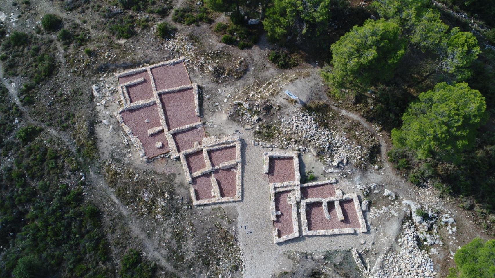 Yacimiento arqueológico de El Puig en Alcoy (Alicante).