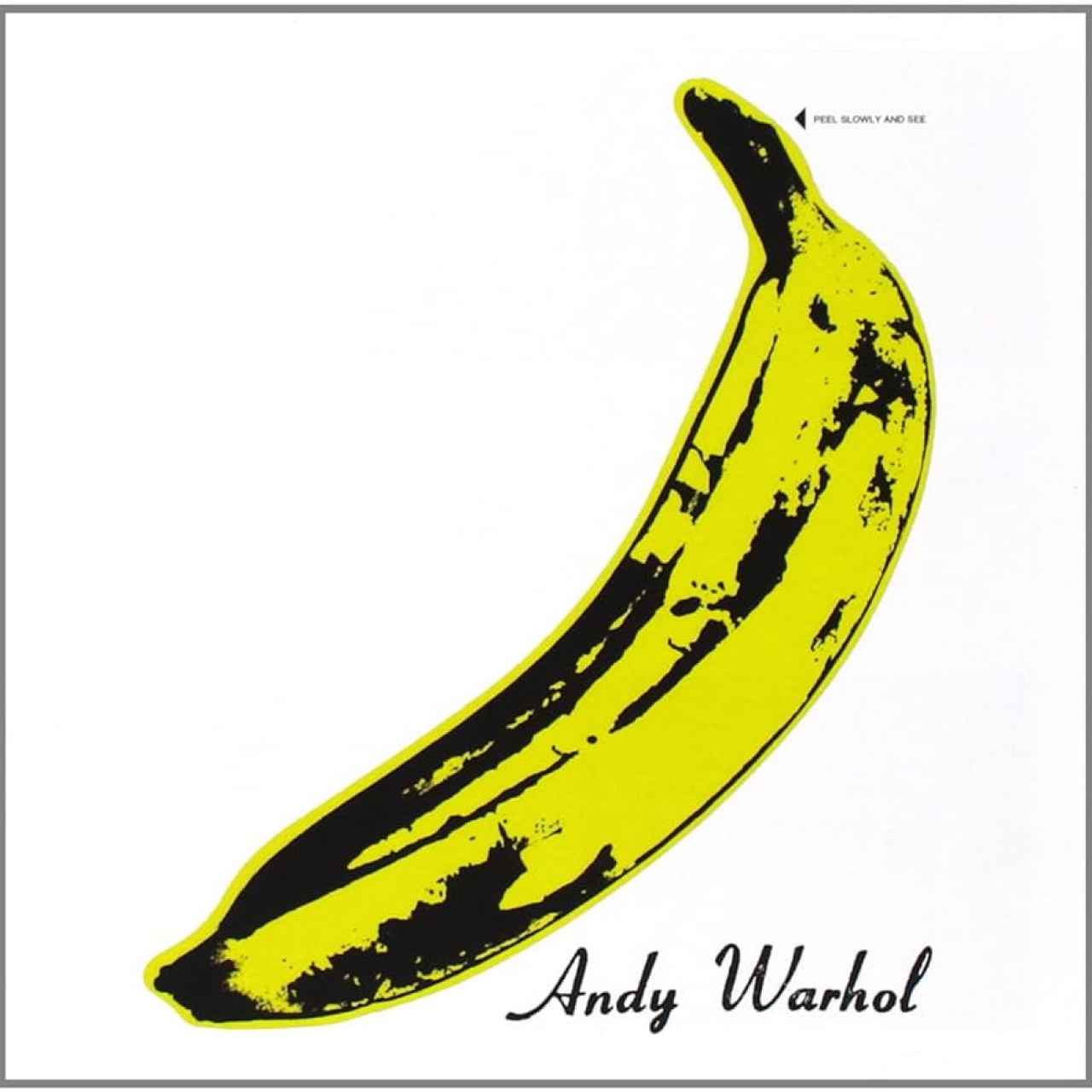 Portada del primer disco de la banda, 'The Velvet Underground & Nico' (1967), diseñada por Andy Warhol.