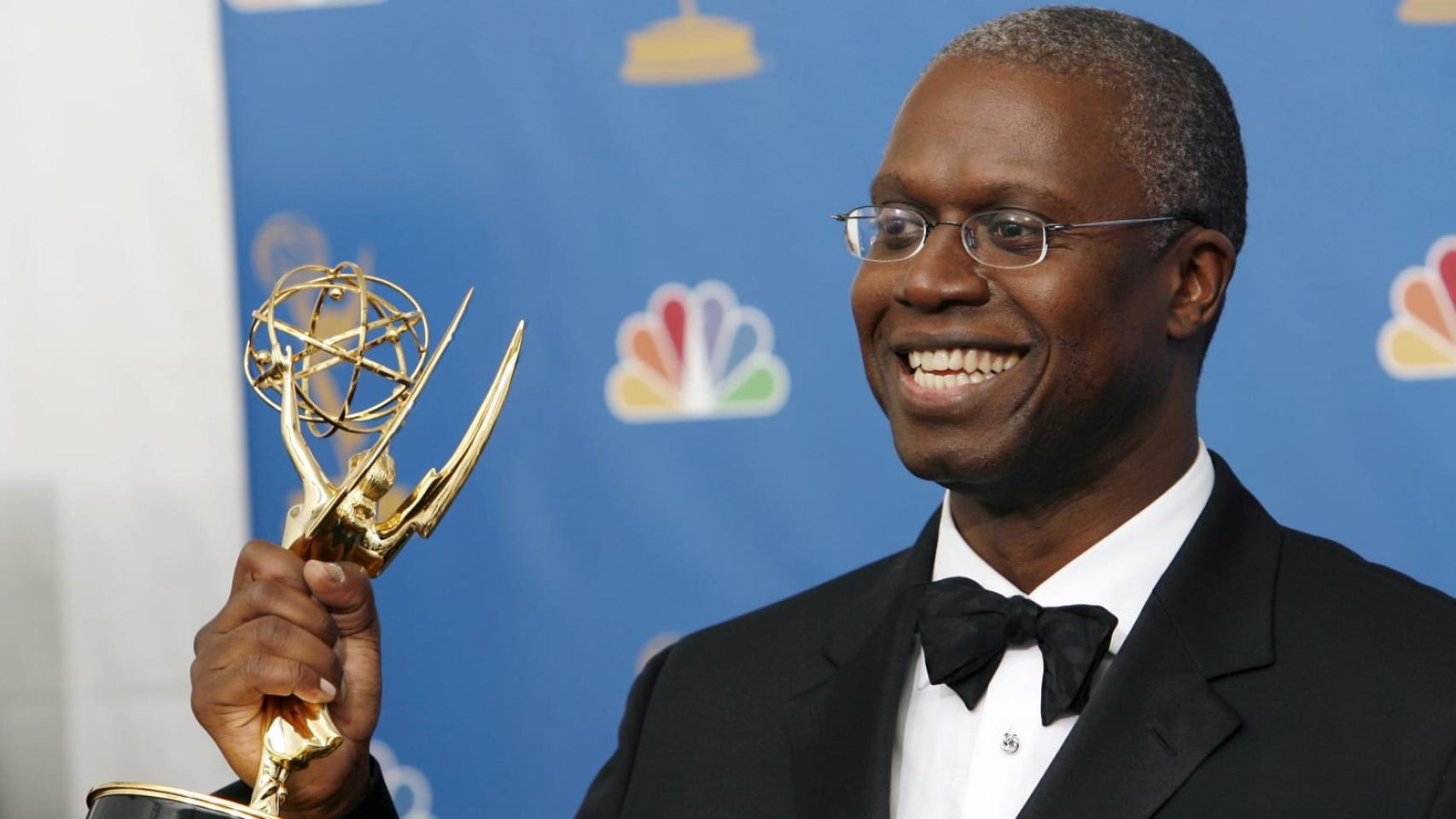 Andre Braugher tras ganar un Emmy.