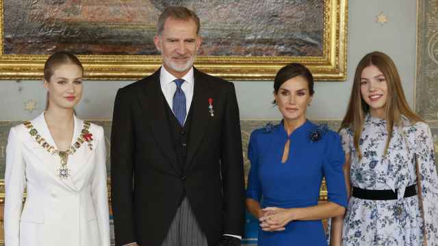 La Familia Real en la Jura de la Constitución de Leonor.