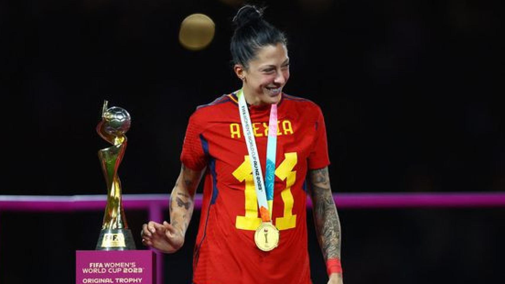 Jenni Hermoso, tras ganar el Mundial con España