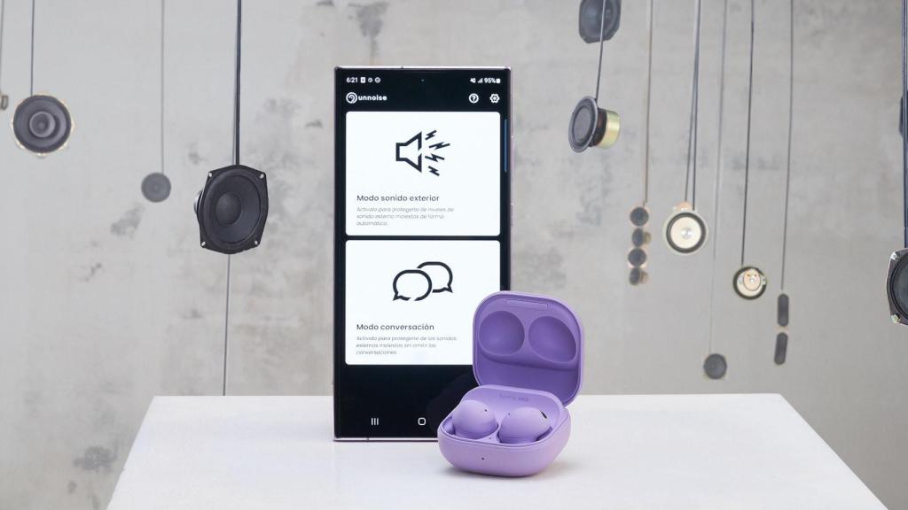 La app Unnoise con los Samsung Galaxy Buds 2 Pro