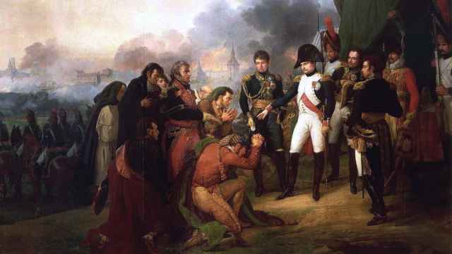'Napoleón a las puertas de Madrid'. Un cuadro de 1810.