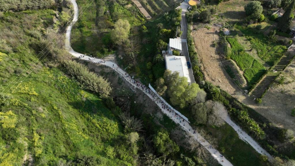 Sendero fluvial en Coín, parte del Corredor Verde.