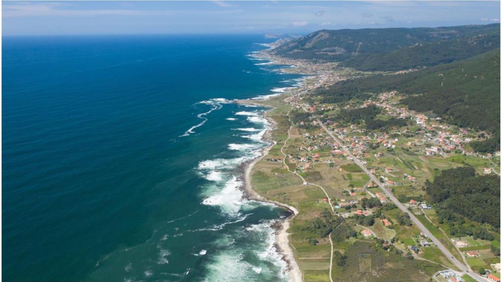 Vista de la costa gallega