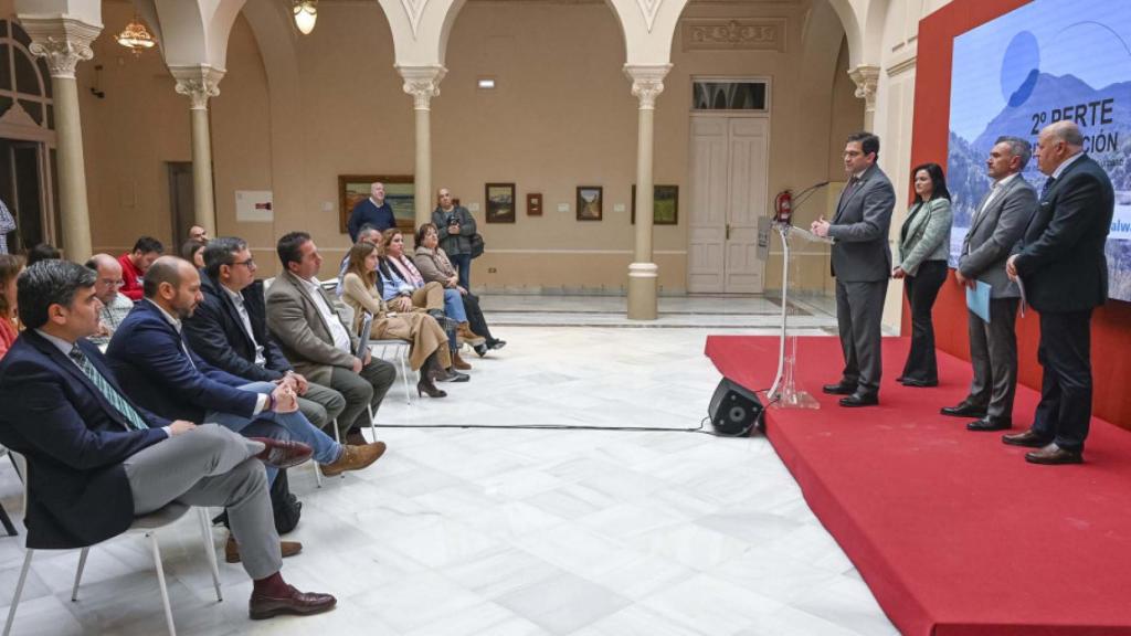 Miguel Ángel Valverde durante su intervención.