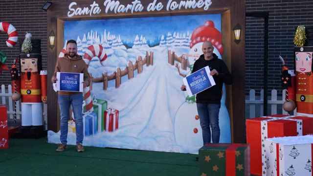 Los concejales Norberto Flores y Juan Carlos Bueno presentan la fiesta de Fin de Año