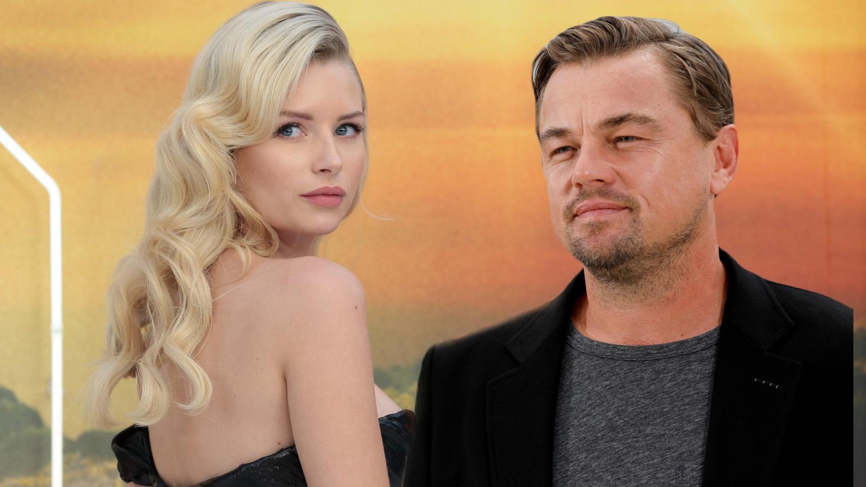 Montaje de Lottie Moss y Leonardo DiCaprio de EL ESPAÑOL.