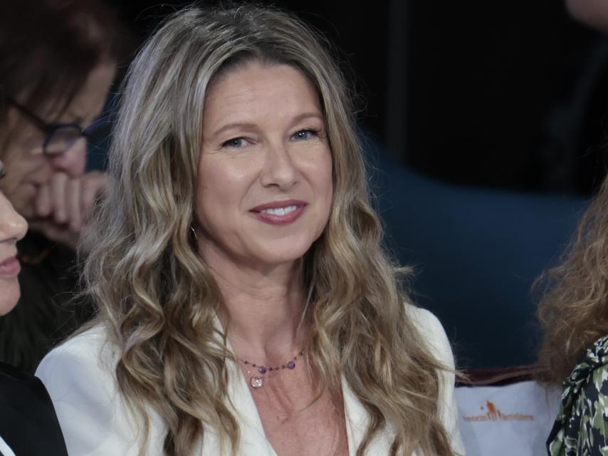 Anne Igartiburu, sonriente, durante la gala de premios a la que asistió este pasado día 13.