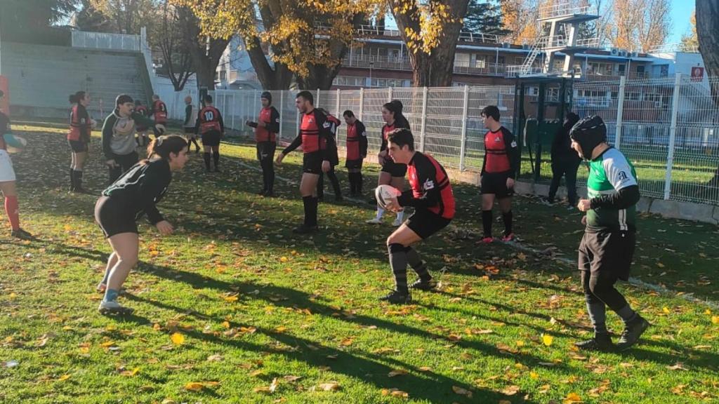 Un partido del Torneo Nacional de Rugby Inclusivo.