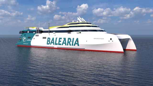 Baleària invierte 126 millones de euros en el ferri rápido 'Margarita Salas'.