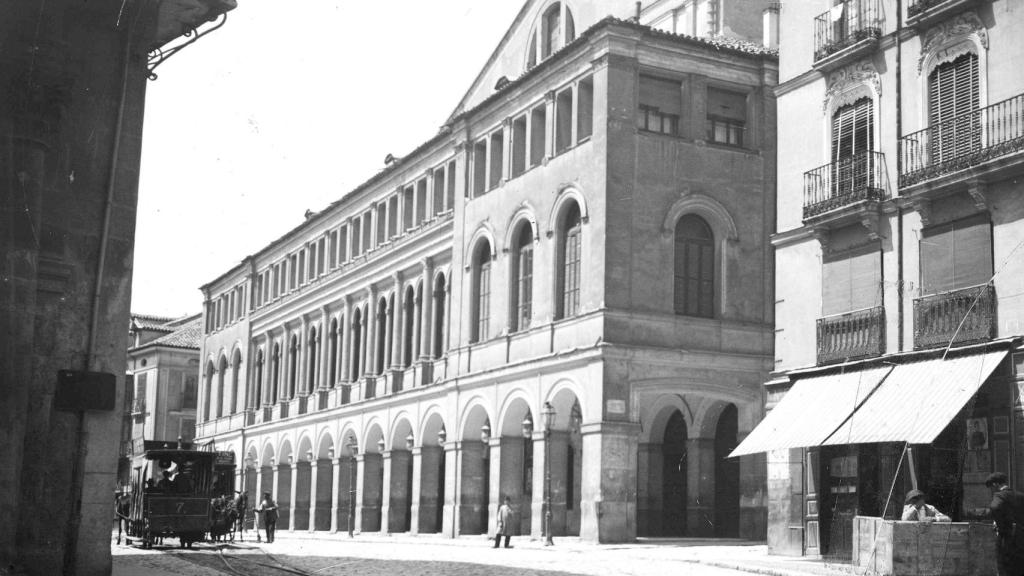 Imagen del Teatro Calderón de Valladolid a principios del siglo XX.