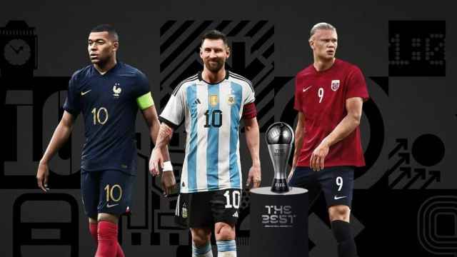 Leo Messi, Kylian Mbappé y Erling Haaland, finalistas del premio.