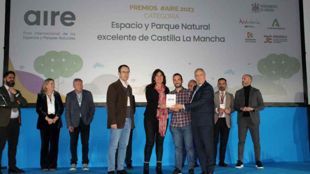 El Parque Natural Lagunas de Ruidera recibe un Premio AIRE23 en el Foro Internacional de Córdoba