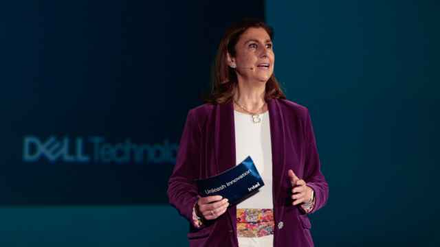 María Antonia Rodríguez, durante la sesión inaugural del Dell Technologies Forum 2023.
