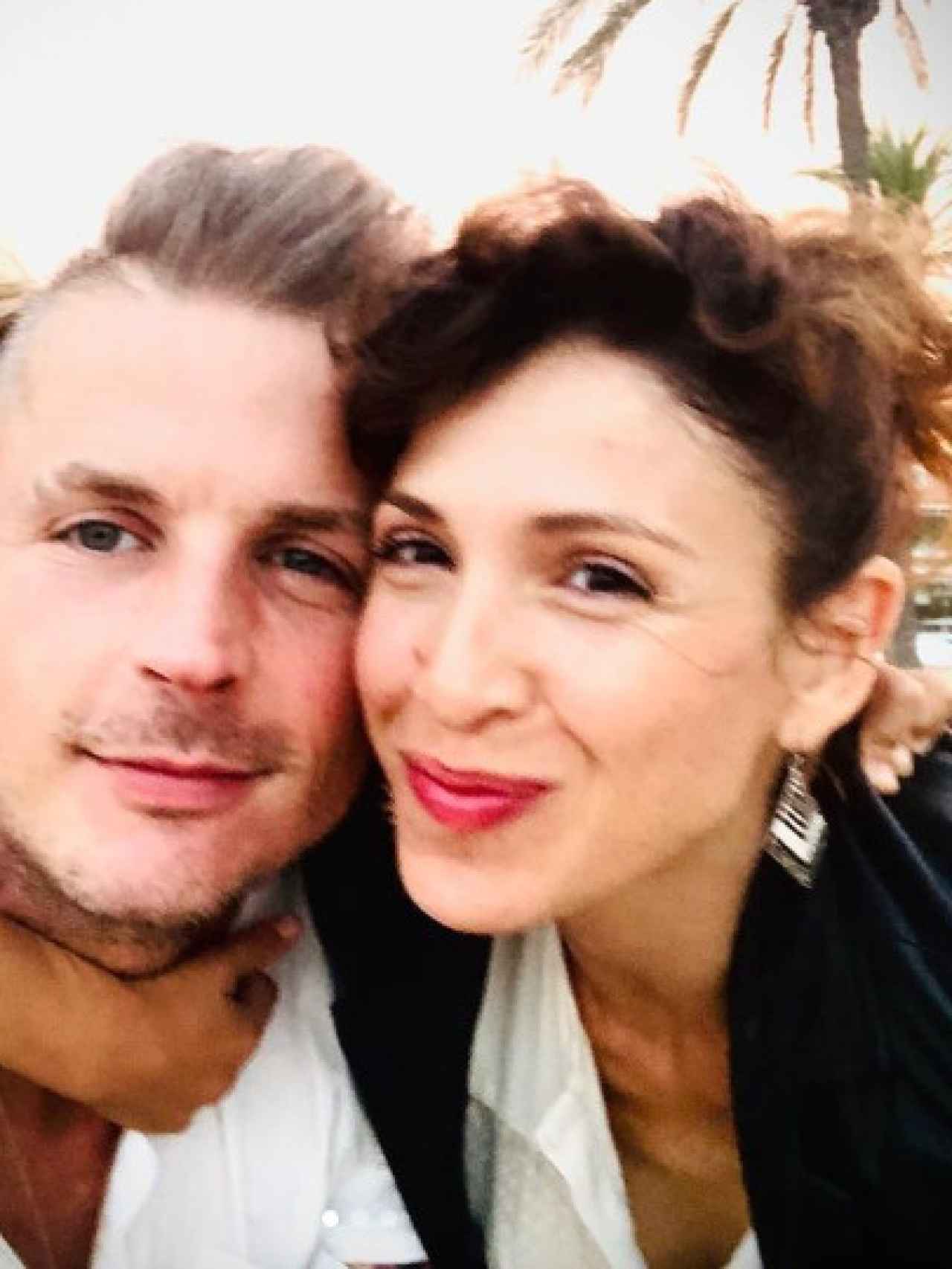 Oskar Salcedo y Daniela Costa en una fotografía publicada en el Instagram de él.