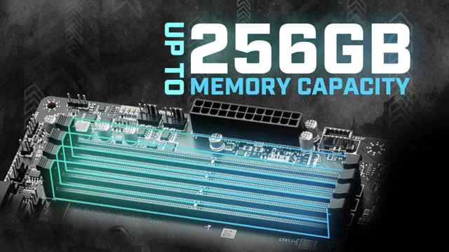 MSI permitirá montar 256 GB de memoria en sus placas base