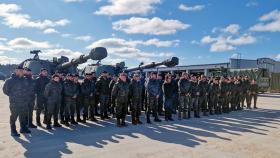 Soldados del Ejército español desplegados en Estonia a principios de año en el marco de las operaciones de la OTAN.
