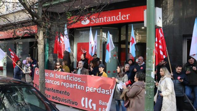 Concentraciones de la CIG frente a sucursales bancarias