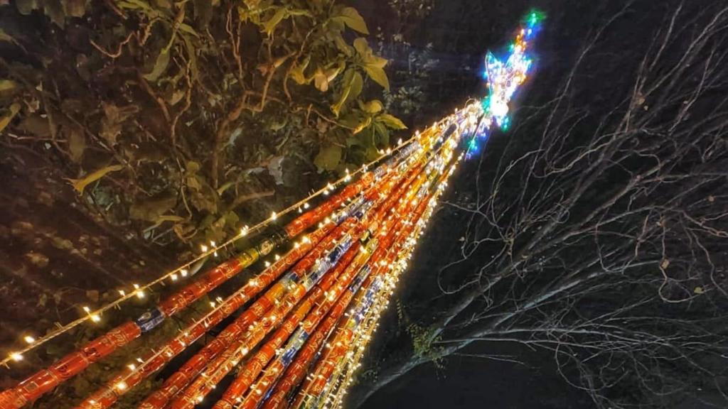 Árbol sostenible de Navidad