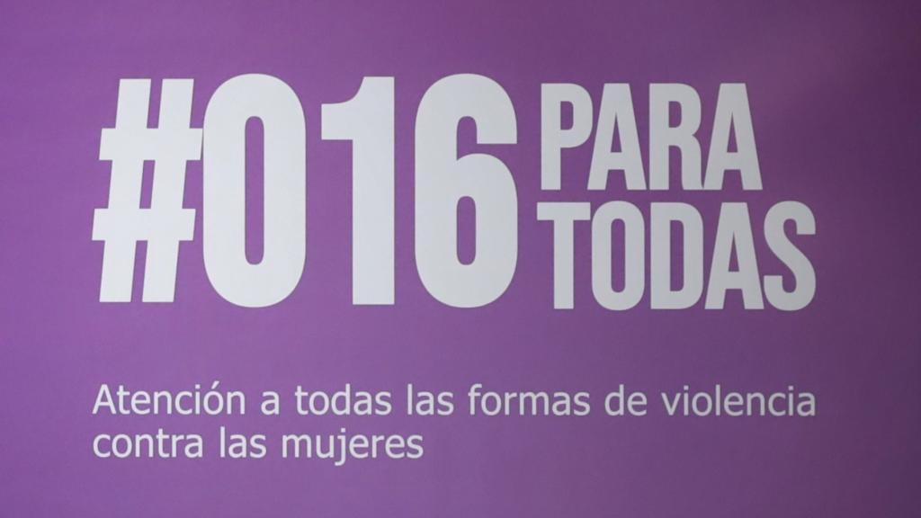 El teléfono 016 de atención a las mujeres que sufren violencia de género.