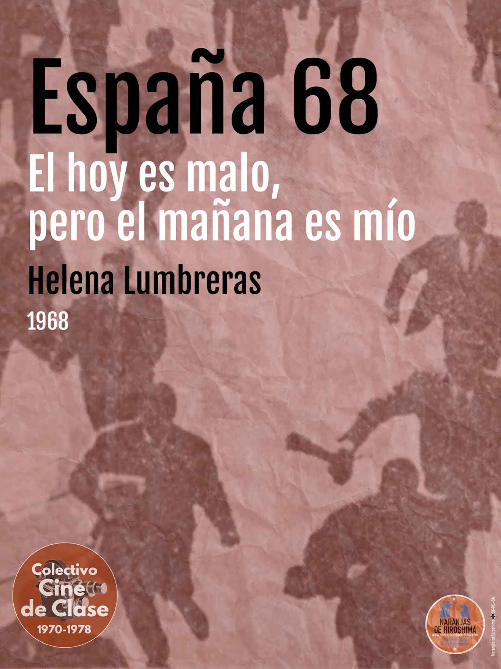 Cartel de la película restaurada 'España 68 (El hoy es malo pero el mañana es mío)', dirigida por Helena Lumbreras