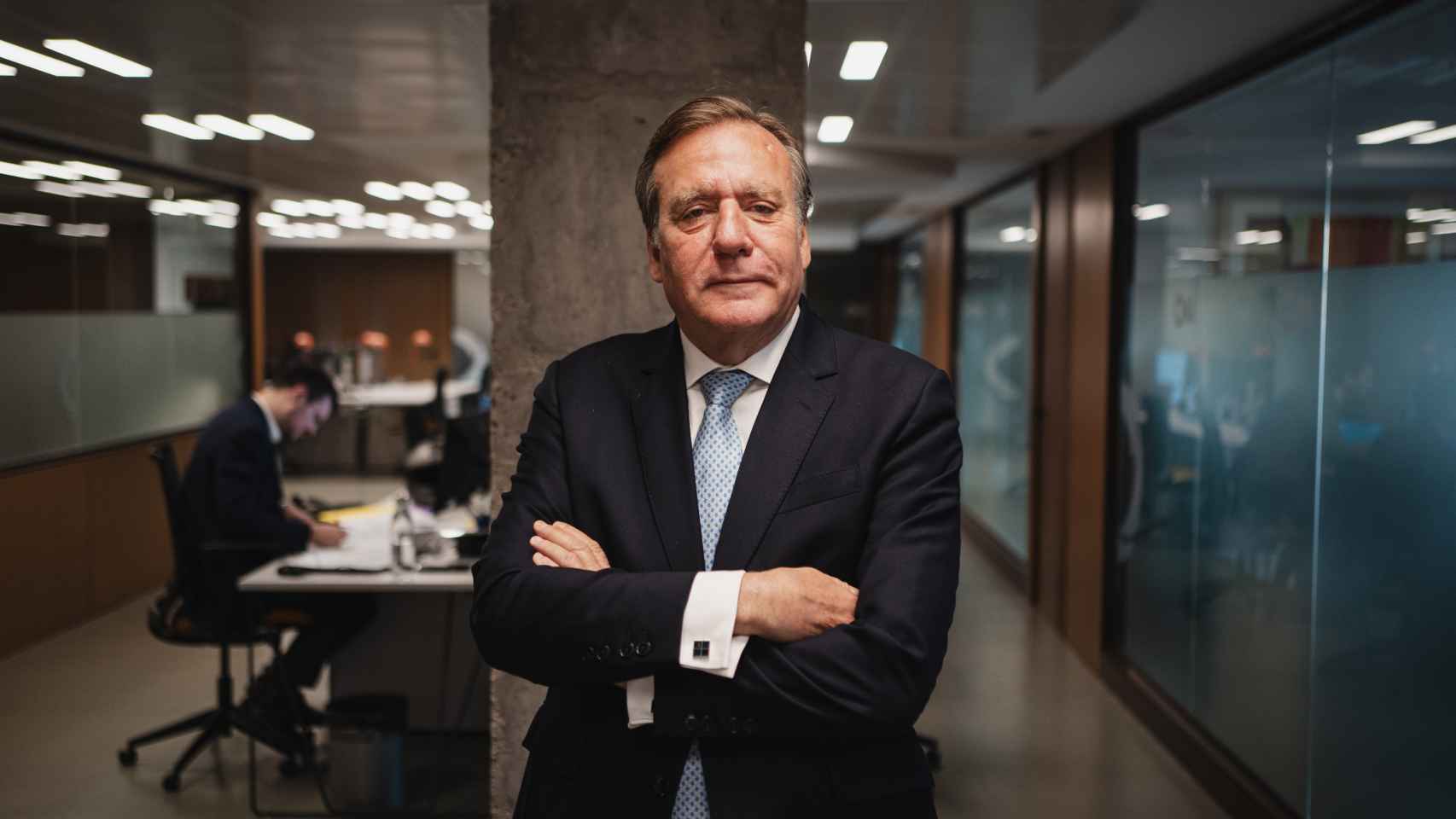 Valeriano Torres en las oficinas de HLA, en Madrid.
