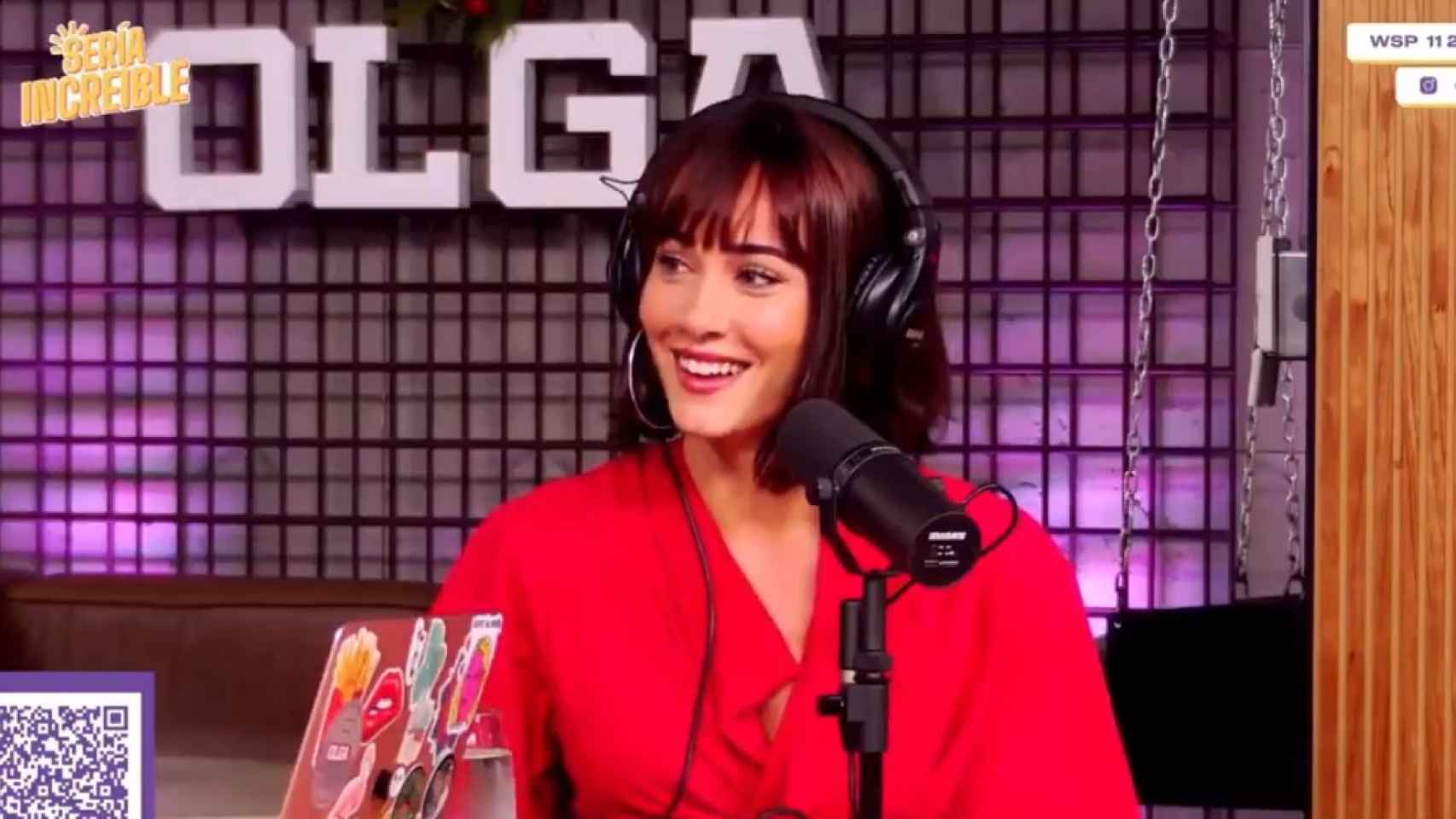 Aitana durante su entrevista en el pódcast 'Sería increíble'.