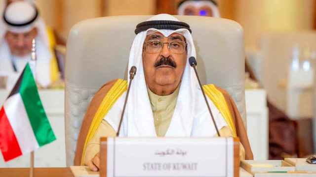 Foto de archivo de Mishal Al-Ahmad Al-Jaber Al-Sabah, nuevo emir de Kuwait.