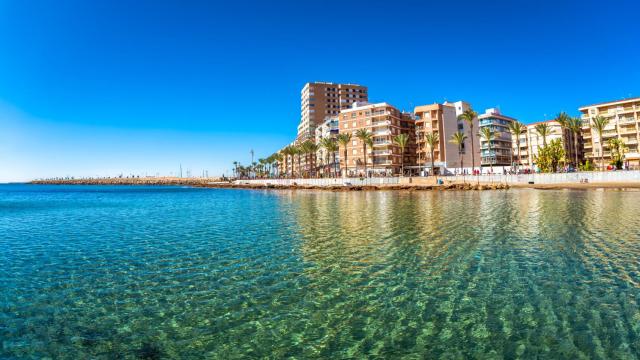 Playa de paisaje urbano, Torrevieja.