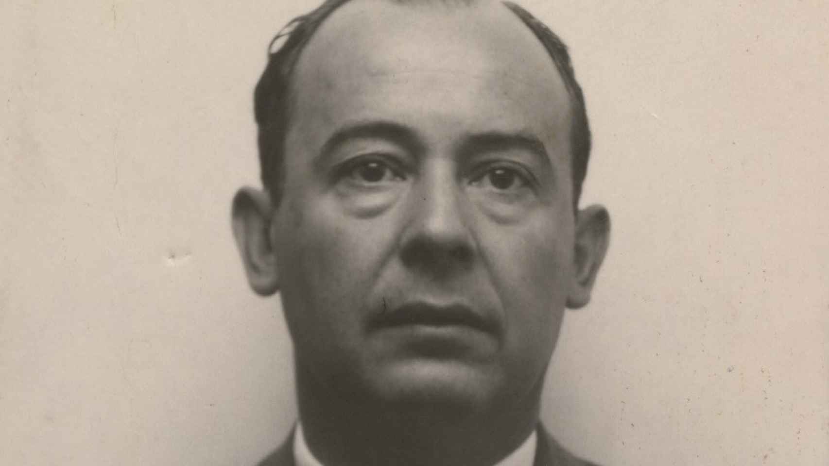 Fotografía de John von Neumann para el laboratorio de Los Álamos (EE.UU.)