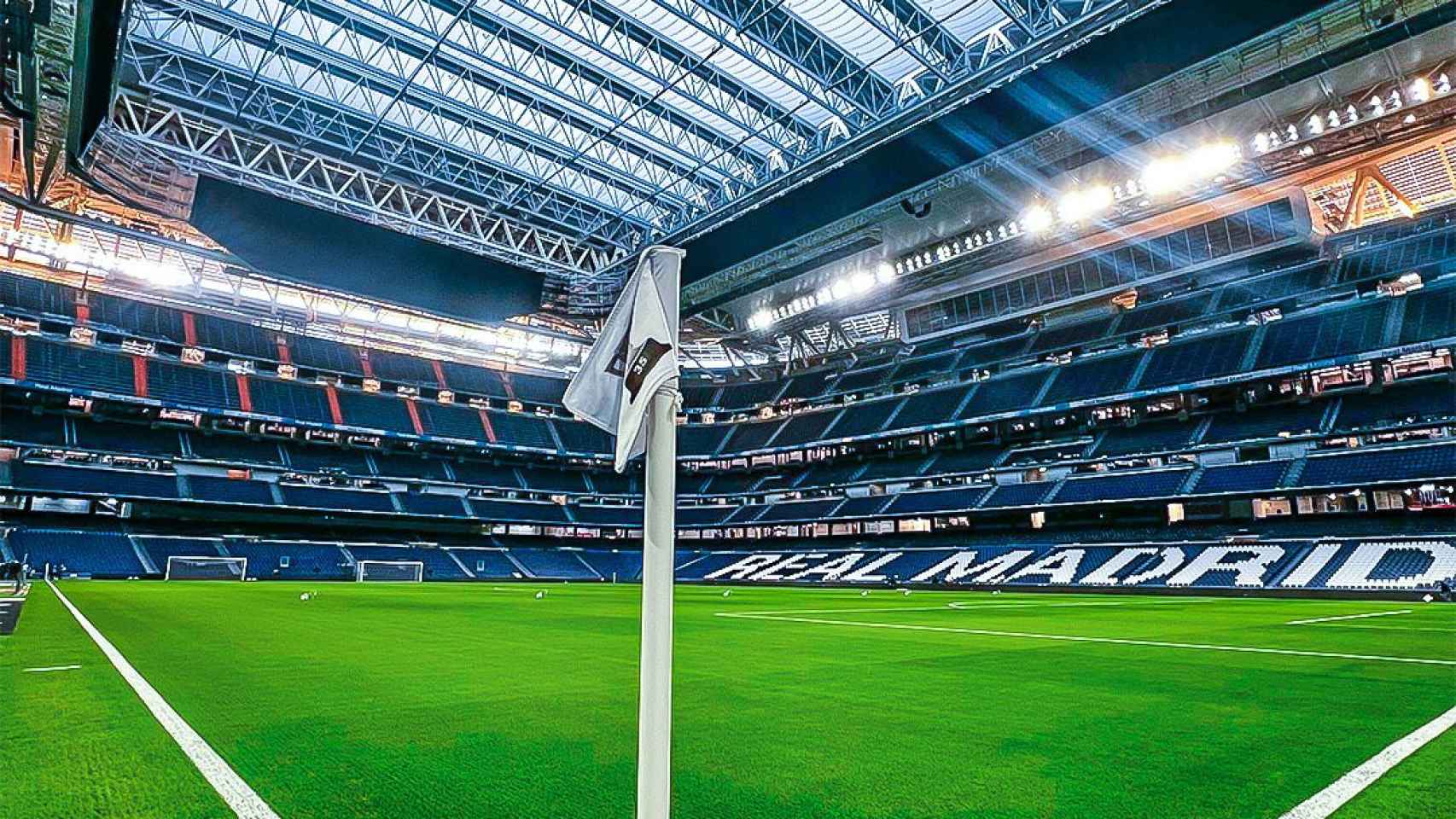 El Santiago Bernabéu saca a relucir su cubierta retráctil para el Real Madrid - Villarreal